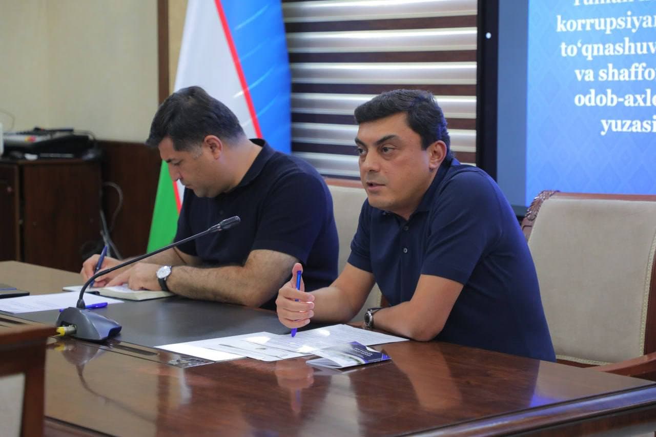 Комплаенс ва коррупцияга қарши ички назорат масалалари муҳокама қилинди
